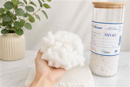 Sợi polyester tái chế 100% dạng xơ ngắn HCS 7D 51mm
