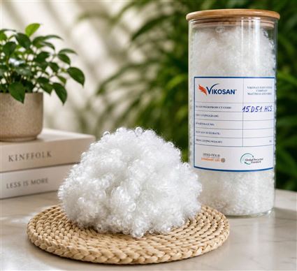 Sợi xơ ngắn polyester 15D 51mm HCS 