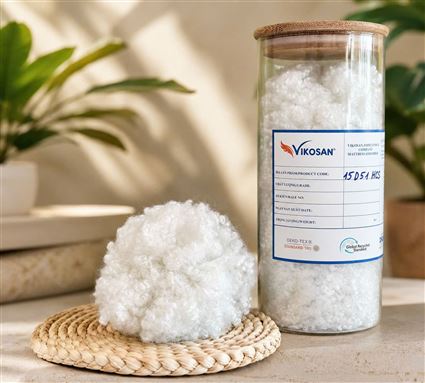 Sợi polyester nguyên chất 15D 51mm HCS