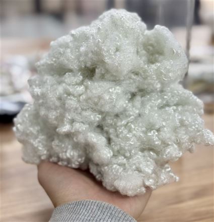 Sợi polyester tái chế 100% dạng xơ ngắn HCS 7D 51mm